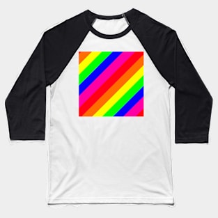 Rainbow stripe pattern Baseball T-Shirt